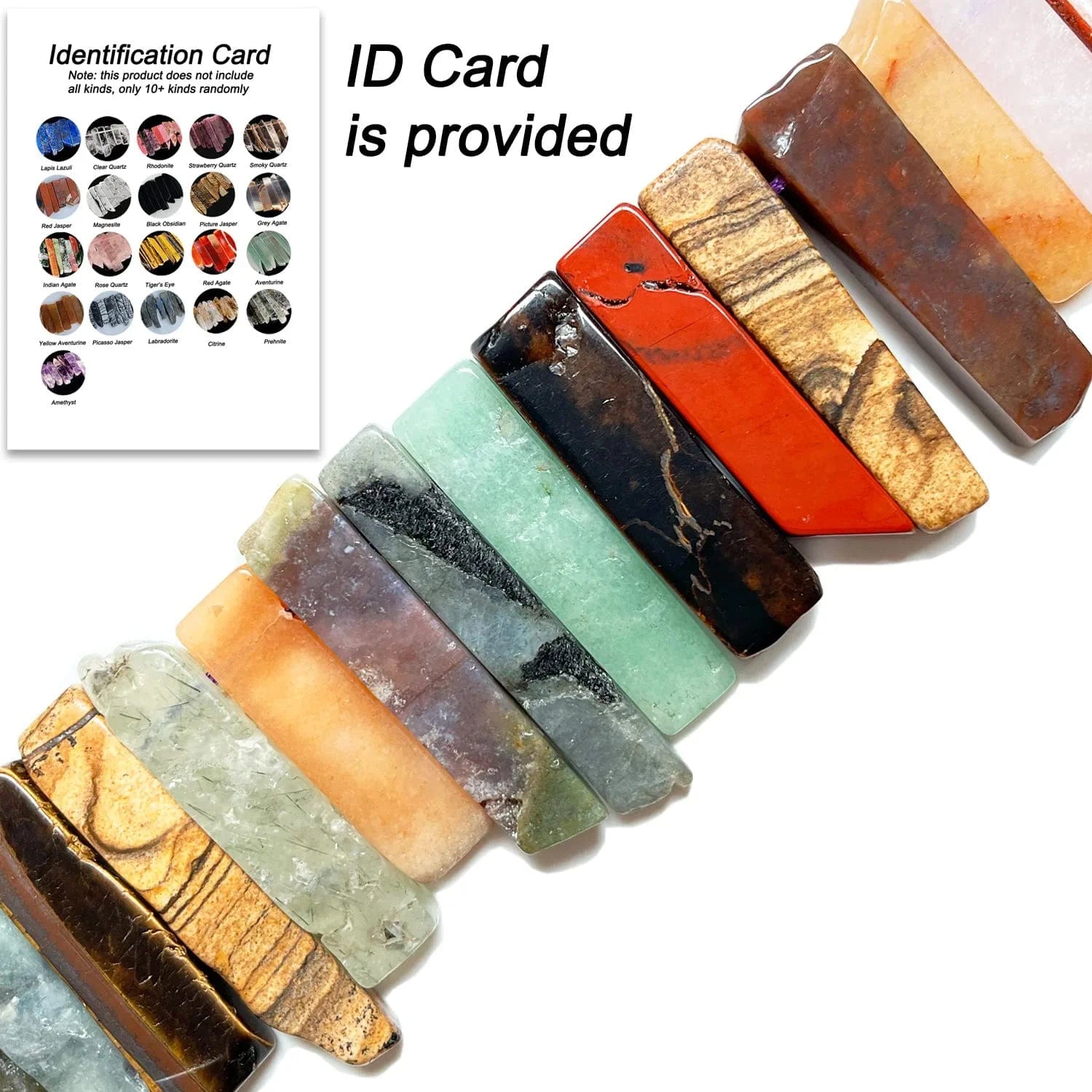 Bulk Real Natural Crystal Stone Charms for Jewelry Making, 30+ Pcs Mix Color Healing Crystal Sticks for Pendants. Assorted Crystal Points Strand Drilled for Craft.