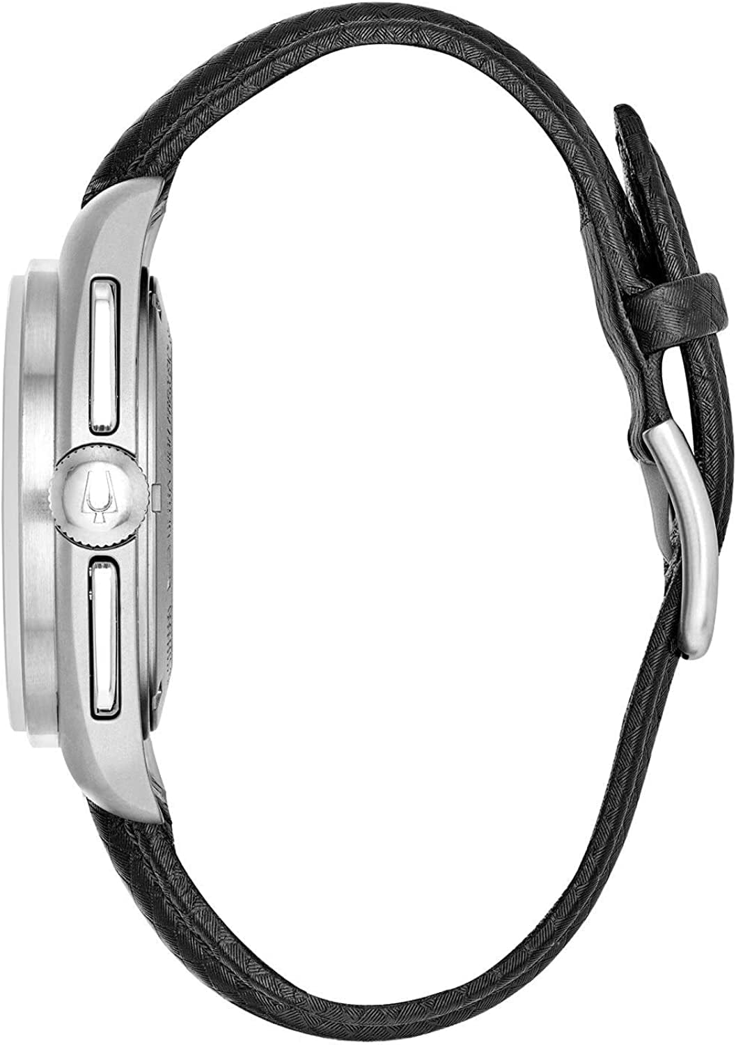 Bulova Men'S Archive Series Lunar Pilot 6-Hand Chronograph High Performance Quartz Stainless Steel and Black Nylon Strap Watch Set, Sapphire Crystal Style: 96B251