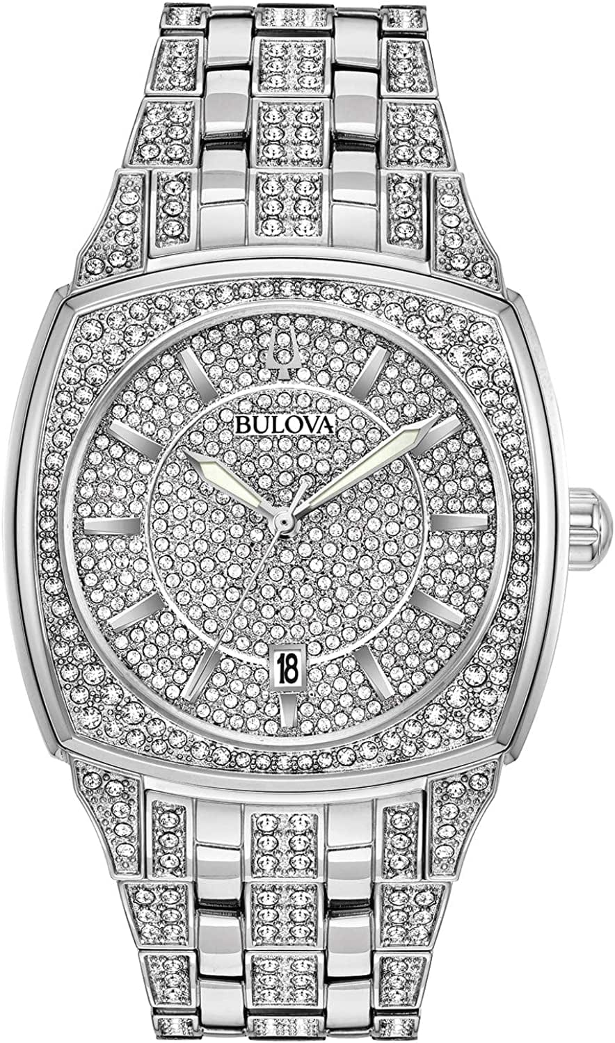 Bulova Men'S Watch Silver Tone