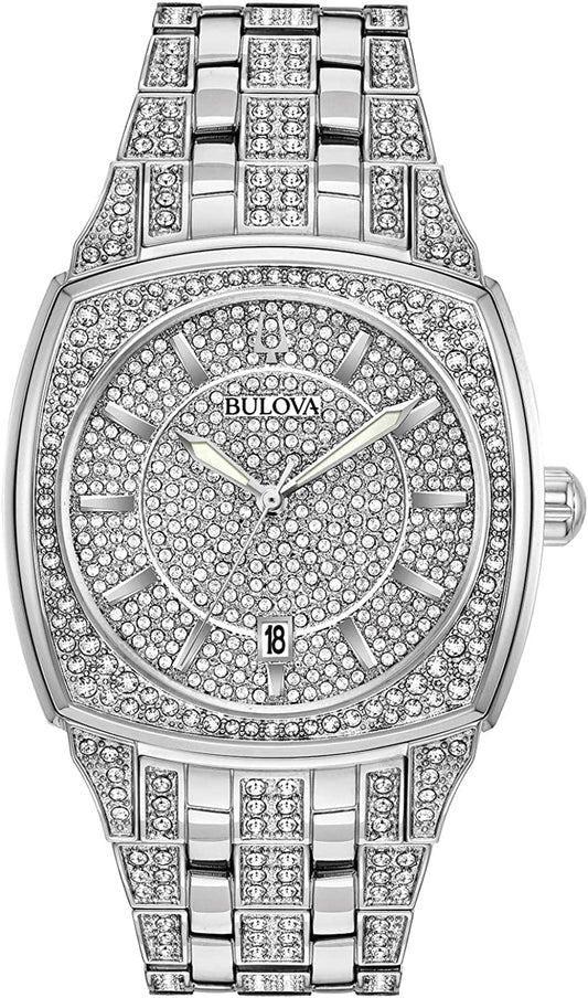 Bulova Men'S Watch Silver Tone