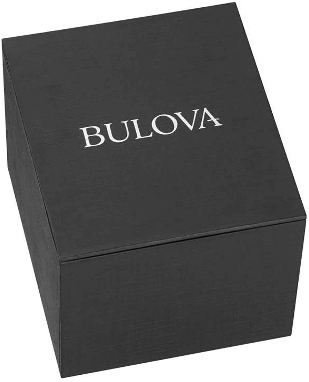 Bulova Mens Precisionist Leather Strap Watch