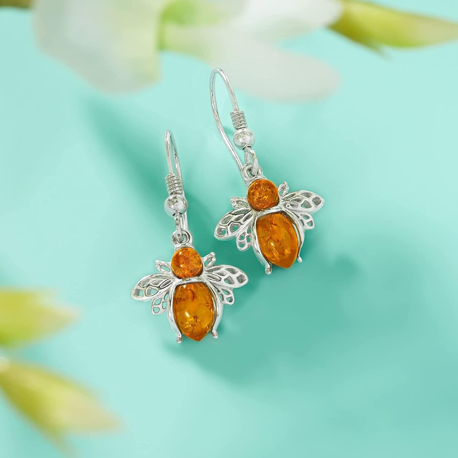 Bumblebee Earrings in Sterling Silver