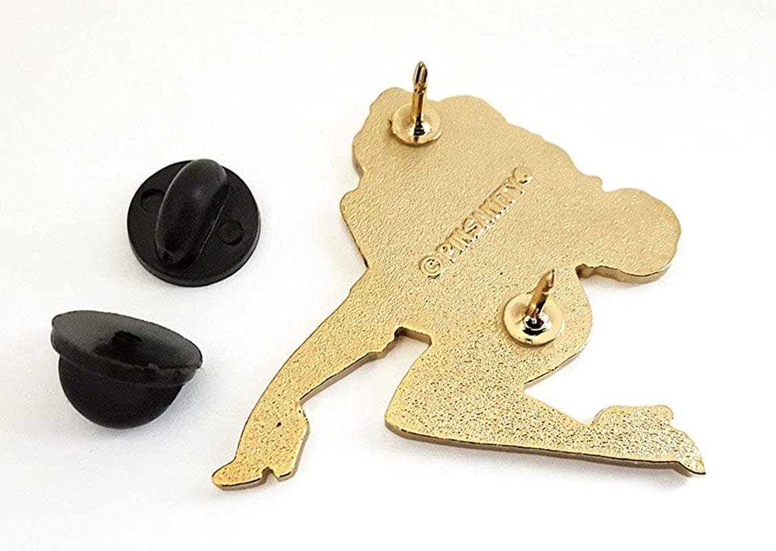 Burlesque Dancer Enamel Lapel Pin
