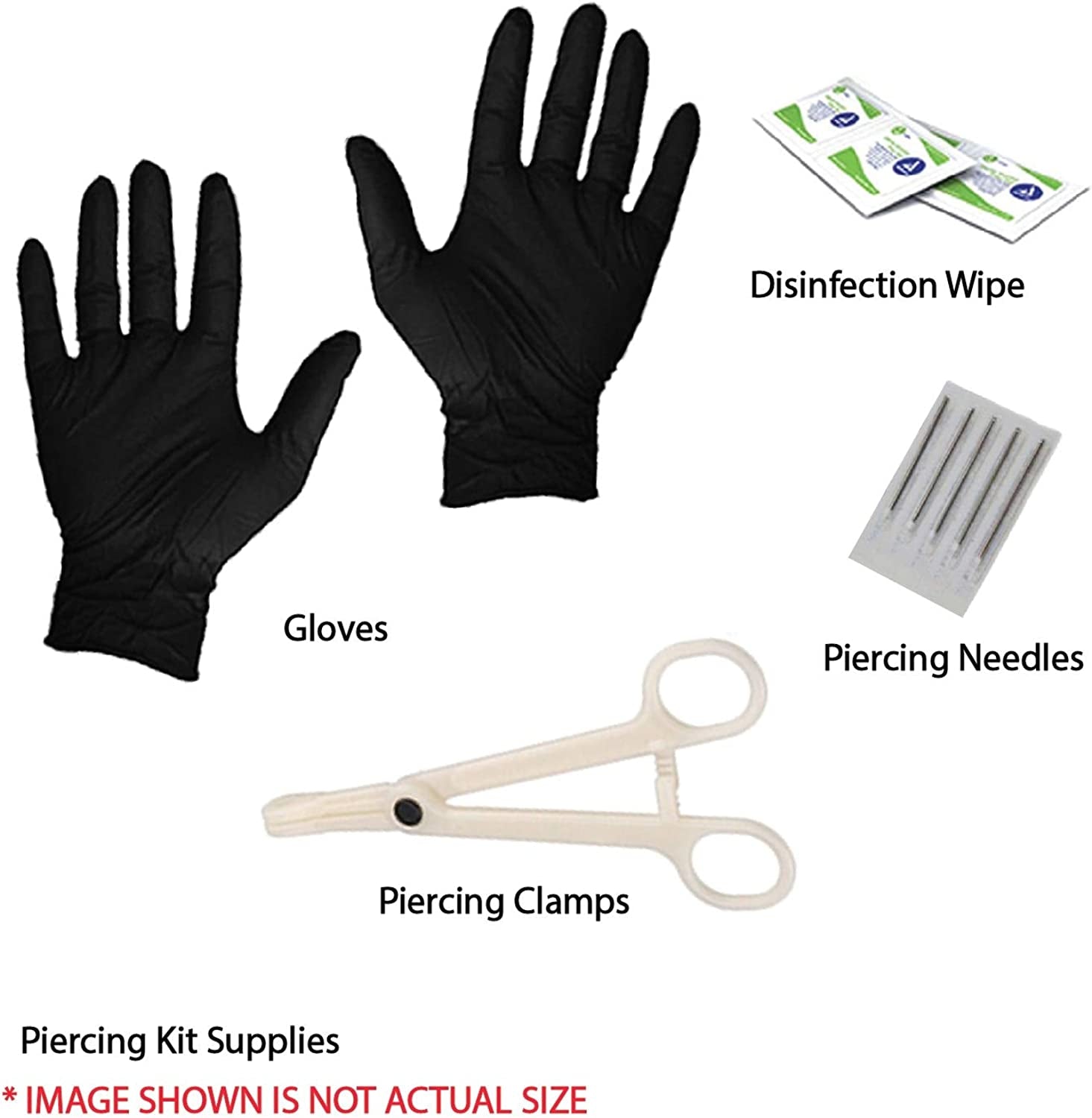 Bodyj4You 20PC Pro Piercing Kit BCR CBR Belly Labret Tragus Nipple Nose Lip 14G Steel Jewelry Apparel & Accessories > Jewelry > Body Jewelry BodyJ4You