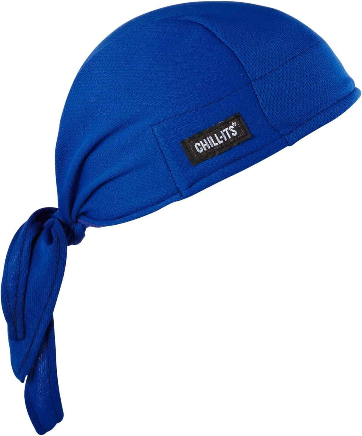 Ergodyne - 12480 Chill Its 6615 Dew Rag, Lined with Terry Cloth Sweatband, Sweat Wicking, Navy Western Apparel & Accessories > Clothing Accessories > Bandanas & Headties Ergodyne Blue