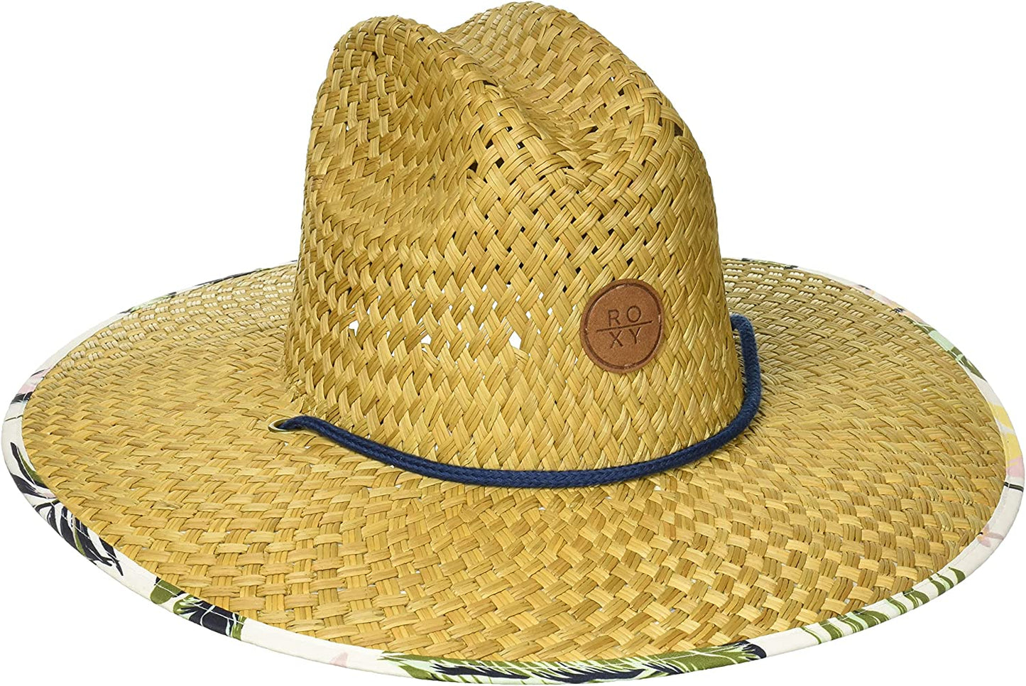 Roxy Women'S Pina to My Colada Straw Hat Apparel & Accessories > Clothing Accessories > Hats Roxy Natural-white-floral Medium-Large