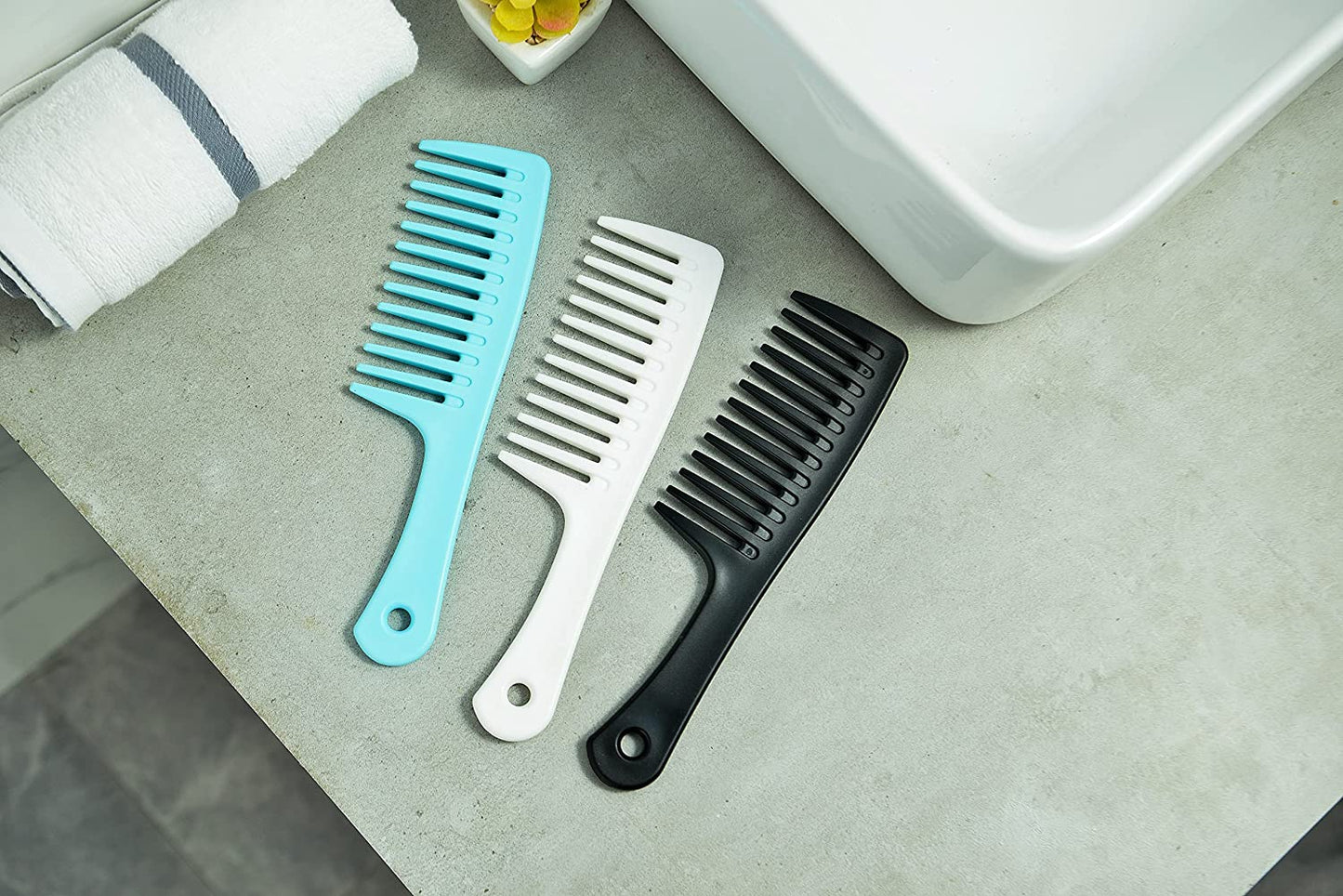 Wide Tooth Comb and Large Hair Detangling Comb, Durable Hair Brush for Best Styling and Professional Hair Care, Suitable for Curly Hair, Long Hair, Wet Hair in All Types, Reduce Hair Loss and Dandruff&Headache-Minimal Breakages Health & Beauty > Personal Care > Hair Care GAONSWOE