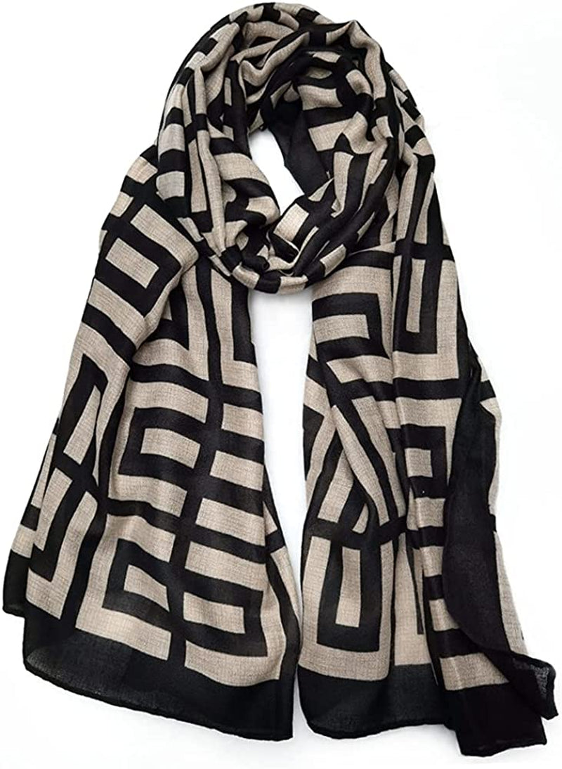 FINIZO Women'S Scarves Lady Light Soft Fashion Solid Scarf Wrap Shawl for All Season Apparel & Accessories > Clothing Accessories > Scarves & Shawls FINIZO 01-beige