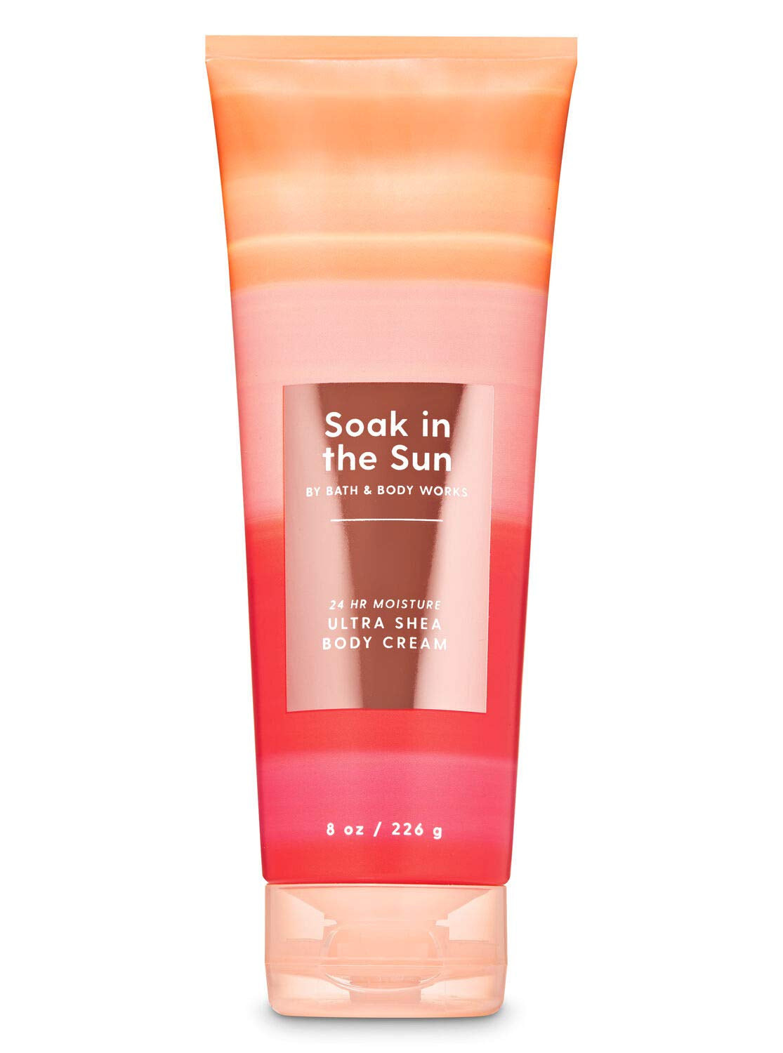 Bath and Body Works SOAK in the SUN - PEACH SUNSET Ultra Shea Body Cream 8 Ounce (2020 Limited Edition) Health & Beauty > Personal Care > Cosmetics > Bath & Body Bath and Body Works