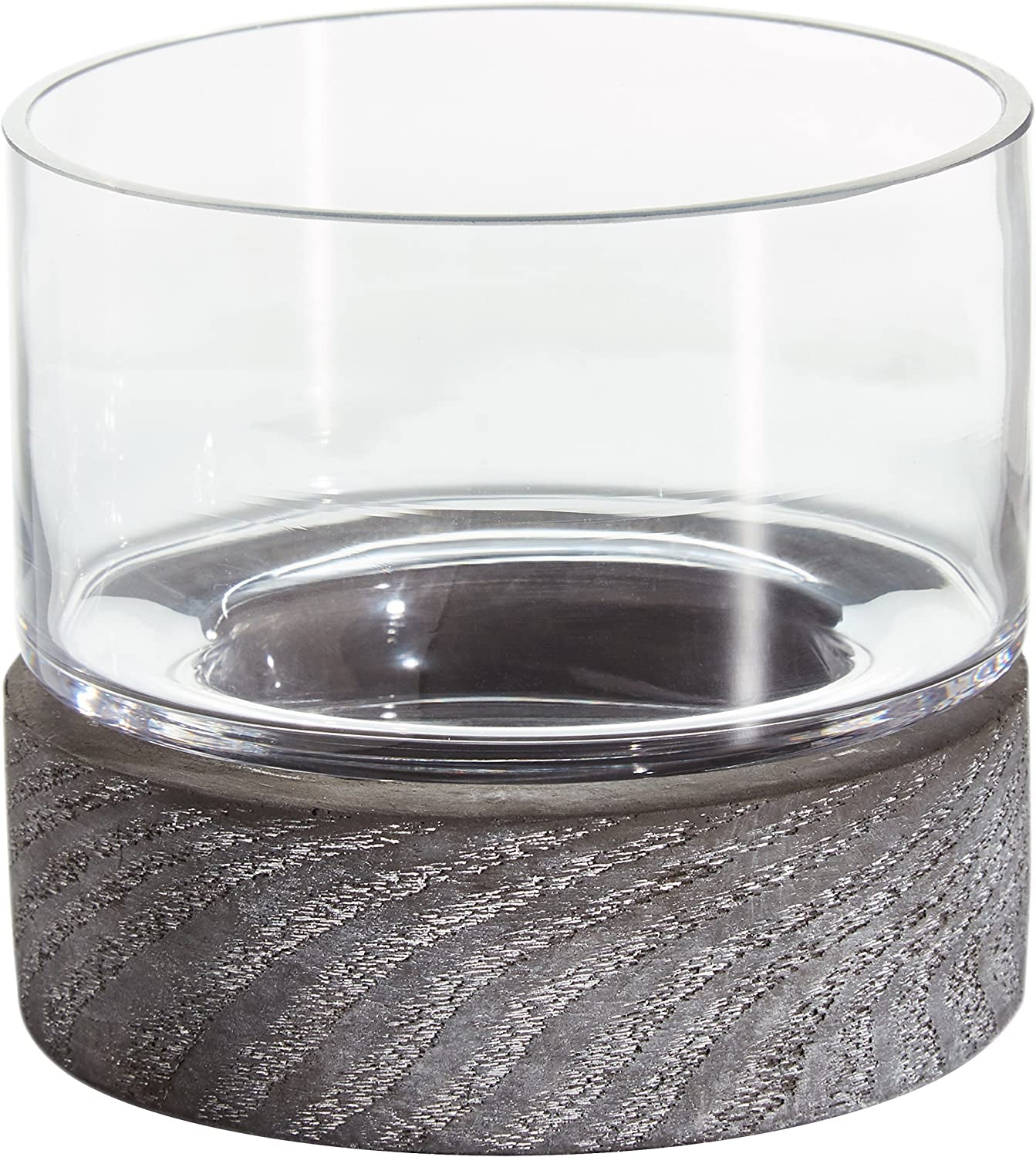 Brand – Rivet Mid-Century Modern Concrete and Glass Decor Candle Holder, 4"H, Grey Apparel & Accessories > Jewelry > Anklets GFW7Z Short