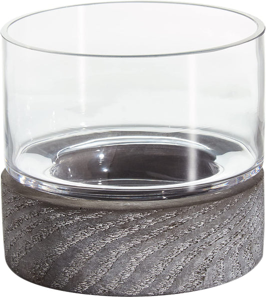 Brand – Rivet Mid-Century Modern Concrete and Glass Decor Candle Holder, 4"H, Grey Apparel & Accessories > Jewelry > Anklets GFW7Z Short