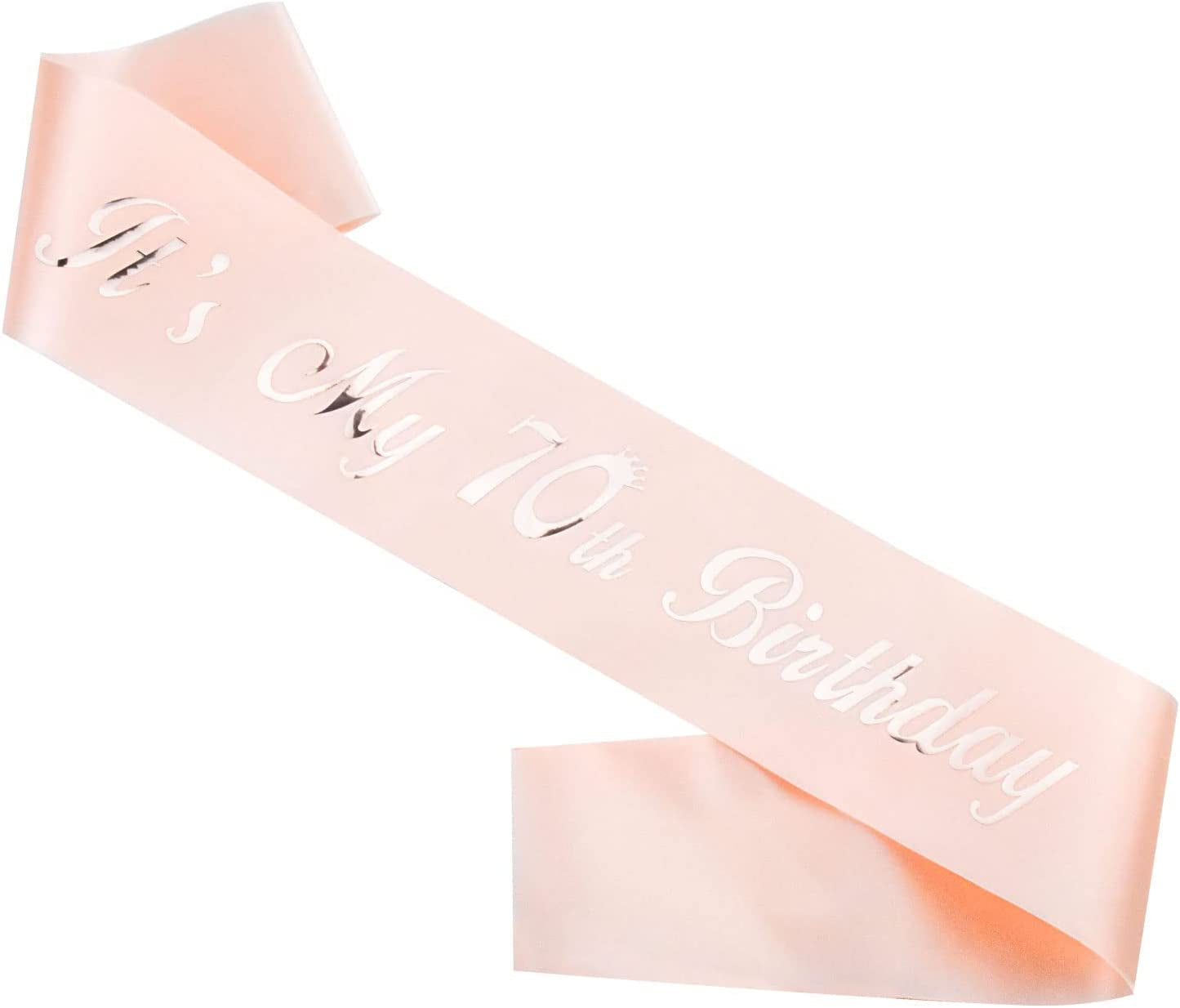 SGKUED 'It'S My 30Th Birthday' Sash, Rose Gold Soft Satin Sash with Rose Foil Lettering Birthday Sash for Women 30Th Birthday Party Favors and Decorations Apparel & Accessories > Clothing Accessories > Sashes SGKUED It's My 70th Birthday Sash