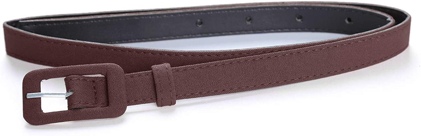 MUXXN Womens Belt- Solid Color Basic Belt for Casual Formal Dress or Jeans Apparel & Accessories > Clothing Accessories > Belts MUXXN Brown X-Large