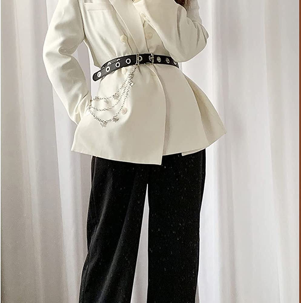 CSIYANJRY99 Pants Chain Wallet Chain Punk Chain Hip Hop Butterfly Lock Charm Jeans Chains Rock Chains for Women Men Hipster Women Fashion Trendy Waist Pants Chain Jewelry Clothing Accessories Apparel & Accessories > Jewelry > Body Jewelry CSIYANJRY99