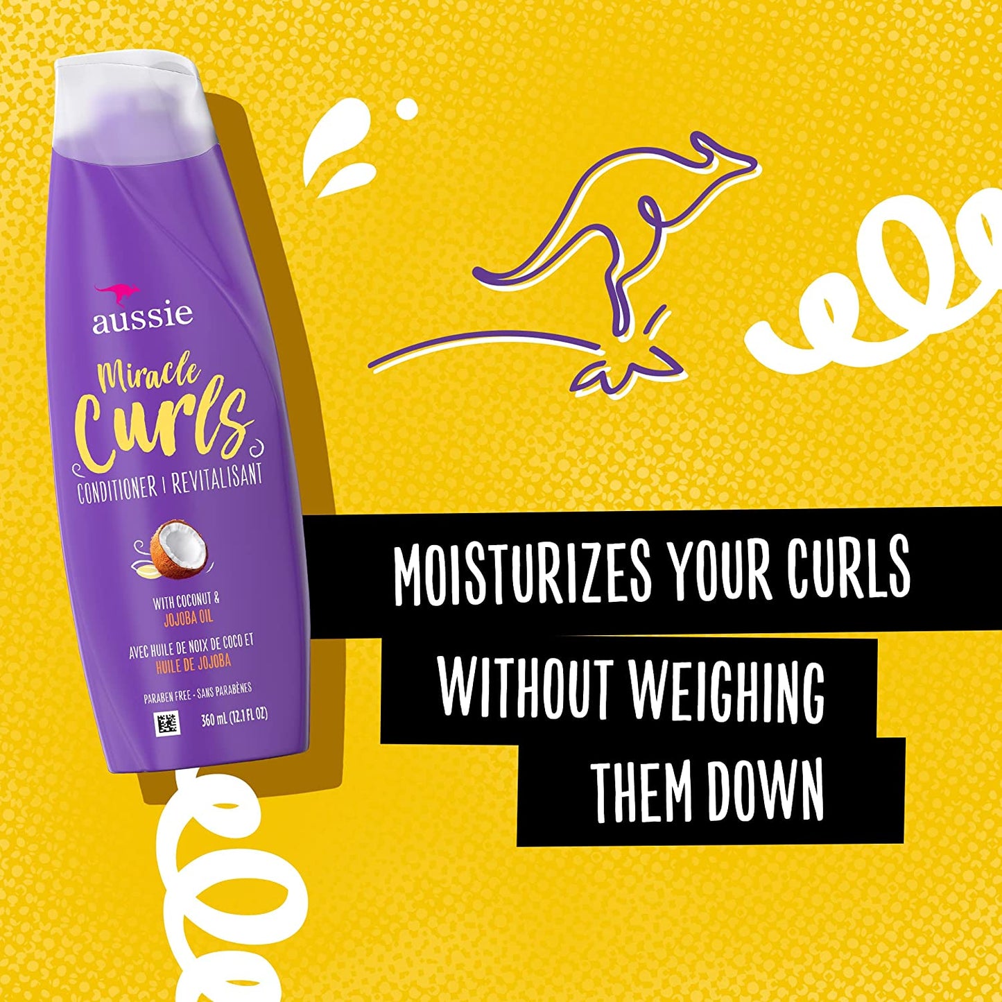 Aussie Miracle Curls Collection: Shampoo, Conditioner, Deep Conditioner, Spray Gel, Detangling Milk, and Oil Hair Treatment (6 Piece Set) Health & Beauty > Personal Care > Hair Care Aussie