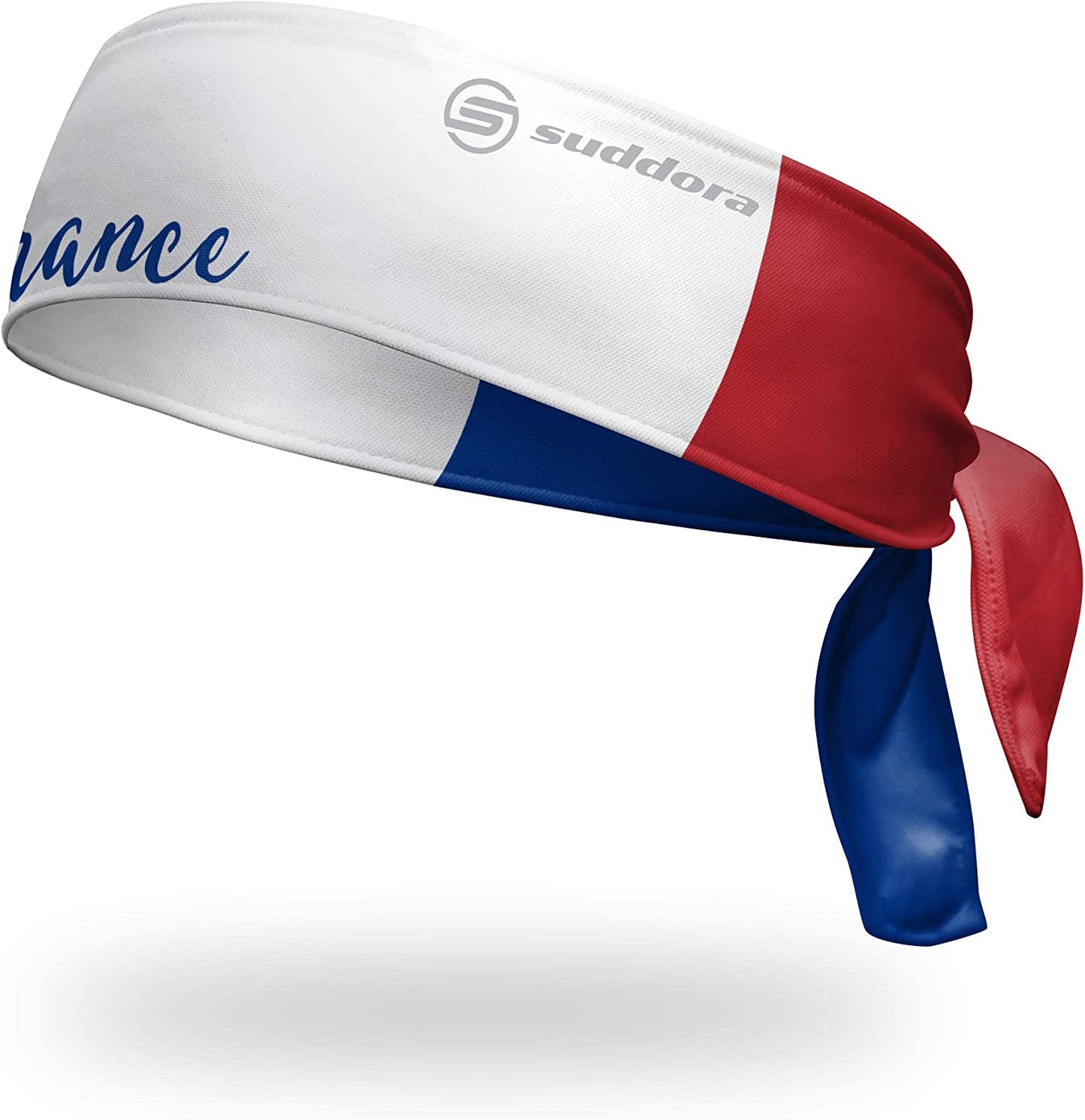 Suddora Country Flag Tie Headbands - Workout, Sports, Costume and National Team Accessories Apparel & Accessories > Clothing Accessories > Bandanas & Headties Suddora France