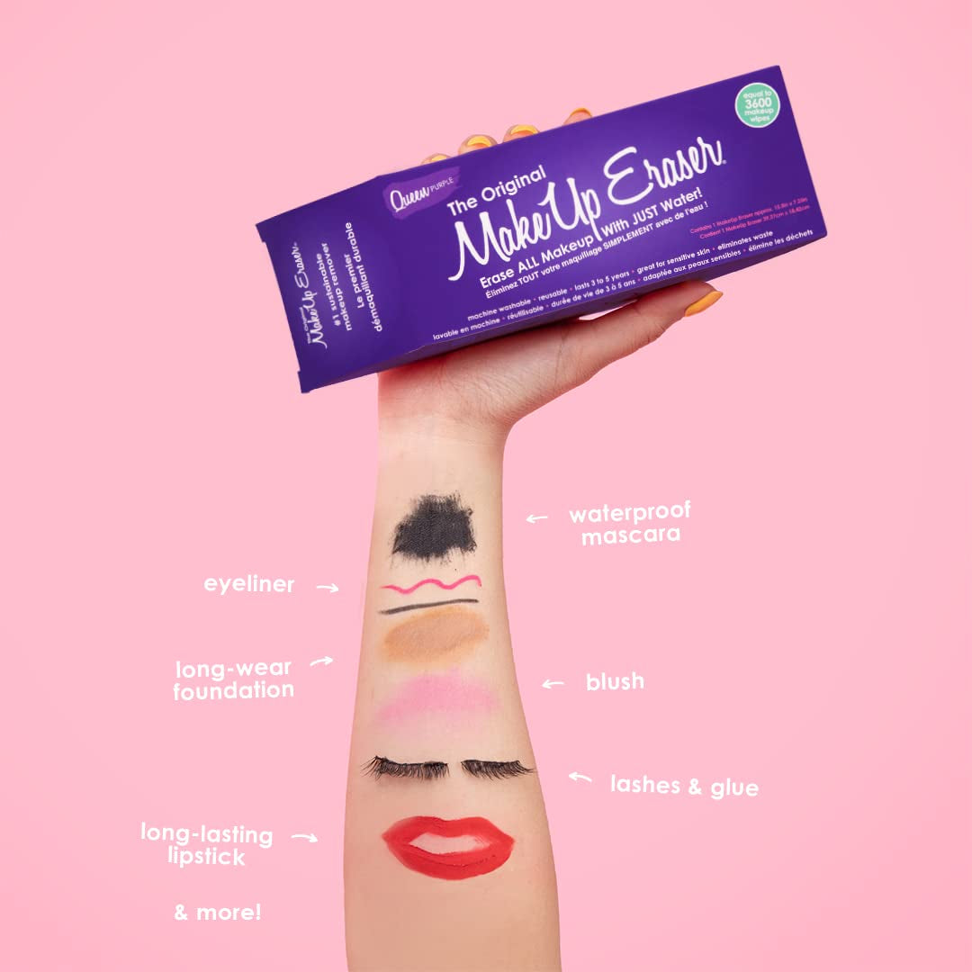 Makeup Eraser, Erase All Makeup with Just Water, Including Waterproof Mascara, Eyeliner, Foundation, Lipstick and More Health & Beauty > Personal Care > Cosmetics > Cosmetic Tools > Makeup Tools Makeup Eraser