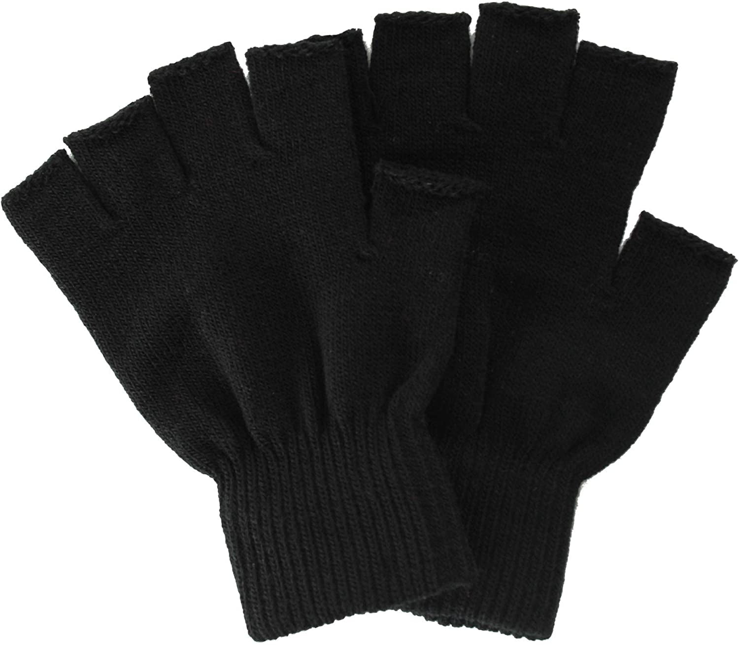 Simplicity Men/Women Winter Classic Solid Colored Knit Gloves Apparel & Accessories > Clothing Accessories > Gloves & Mittens Simplicity 4711_black