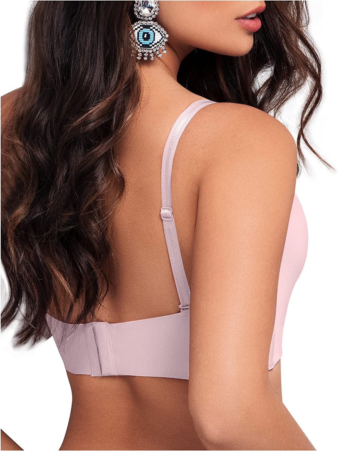 C593 Faja Brasier Colombiano Wireless Push up Full Back Coverage Bras for Women Sin Varillas Para Mujer