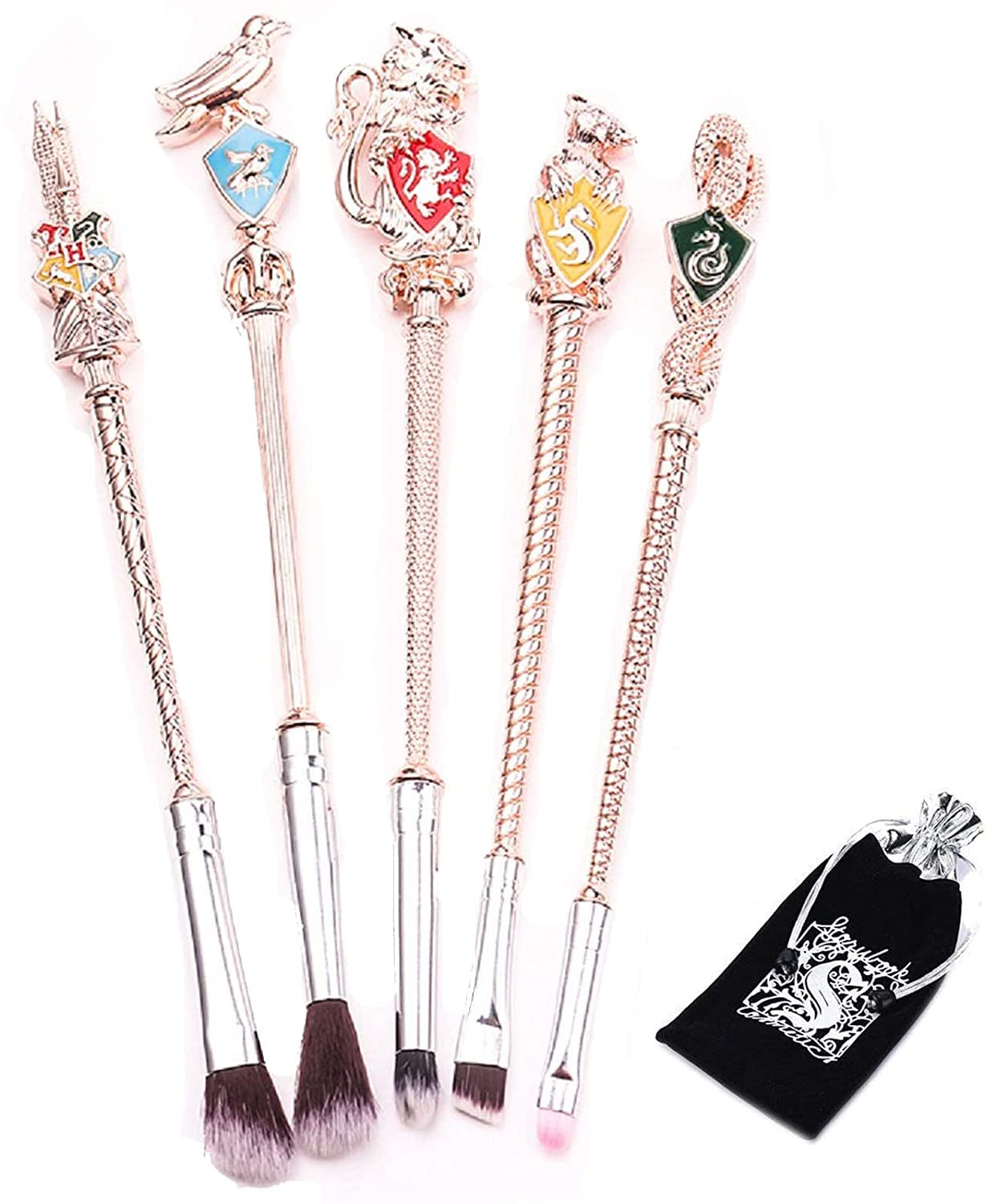 Potter Makeup Brushes, 5Sets Potter Makeup Brushes Magic for Foundation Eye Shadow Eyeliner Blending Pencil Lip Brush Beauty Tools Health & Beauty > Personal Care > Cosmetics > Cosmetic Tools > Makeup Tools LSKUIKDS