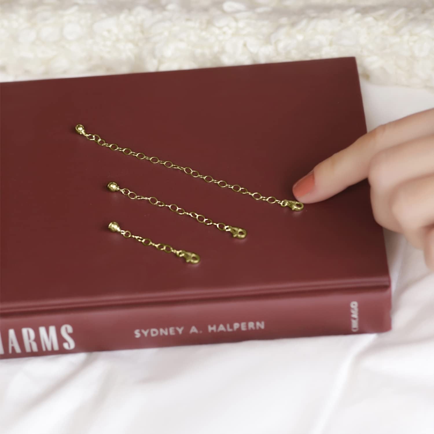 Sterling Silver Pendant Necklace Bracelet Anklet Chain Extenders for Women Men, 1" 2" and 4" Inches Apparel & Accessories > Jewelry > Anklets B. BRILLIANT