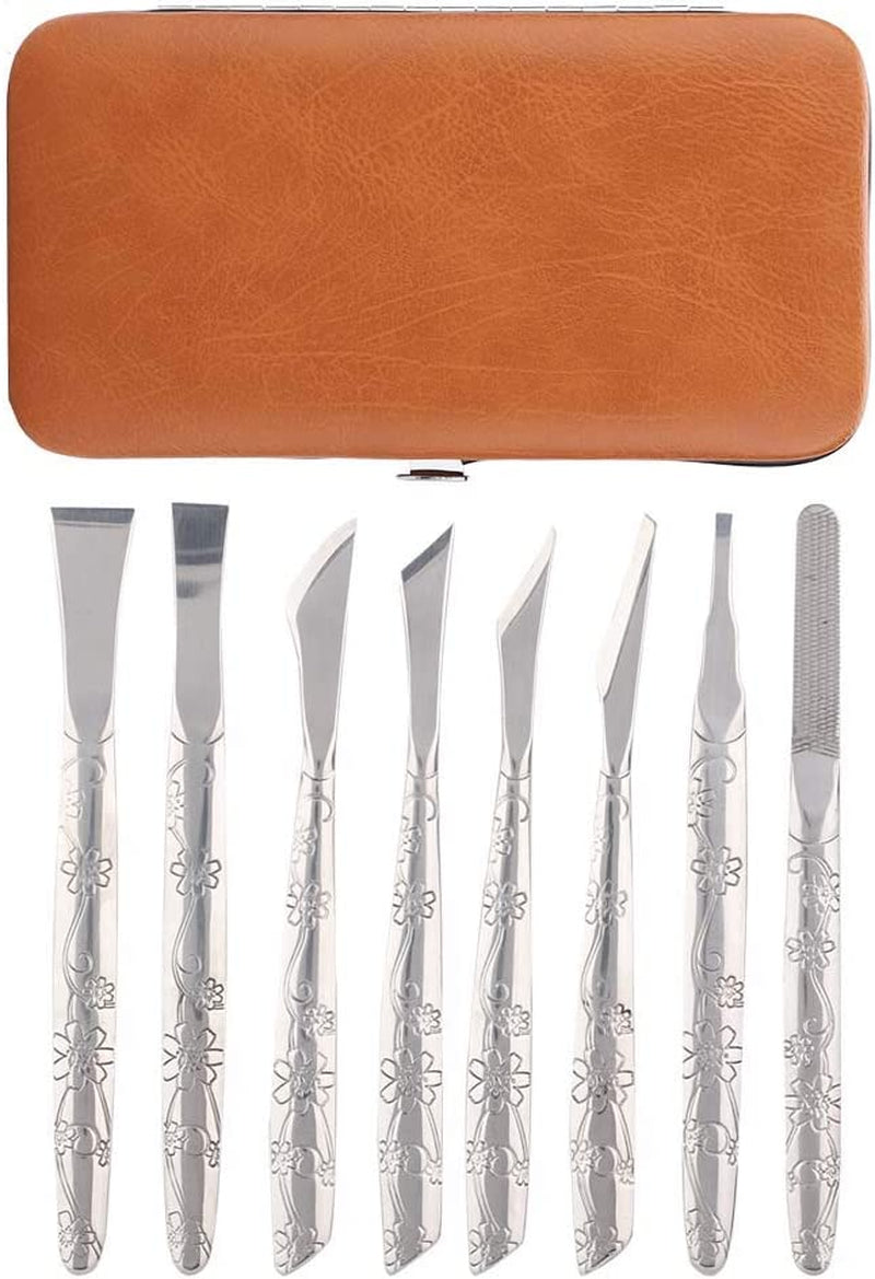 Foot File, 8Pcs Stainless Steel Foot File Dead Skin Horny Remover Foot Callus Shaver Pedicure Tool Set for Women Men Care Feet Health & Beauty > Personal Care > Foot Care Yinhing