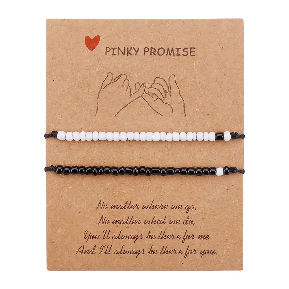 Best Friend Bracelets Couples Bracelets for 2 Matching Yin Yang His and Her Lover Bracelet Jewelry for Bff Friendship Relationship Boyfriend Girlfriend Valentines Gift (Matching Bead) Apparel & Accessories > Jewelry > Bracelets SUMMER LOVE Matching bead