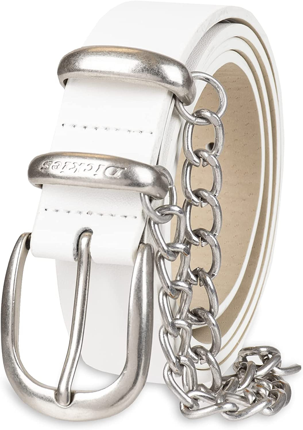 Dickies Women’S Leather Casual Belt Apparel & Accessories > Clothing Accessories > Belts Dickies White Chain X-Large