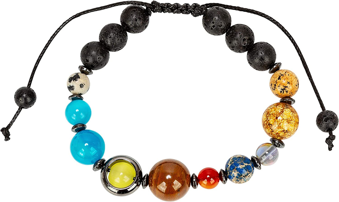 Spunkysoul New! His and Hers Couple Circle Distance Universe Bracelets Collection Apparel & Accessories > Jewelry > Bracelets SPUNKYsoul Slider Gun Metal