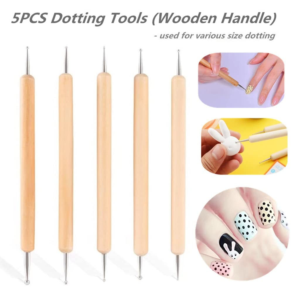 FULINJOY 10PCS Dotting Tools Set for Nail Art, Embossing Stylus for Painting Rocks Mandalas, Art Dot Tools Health & Beauty > Personal Care > Cosmetics > Cosmetic Tools > Nail Tools FULINJOY