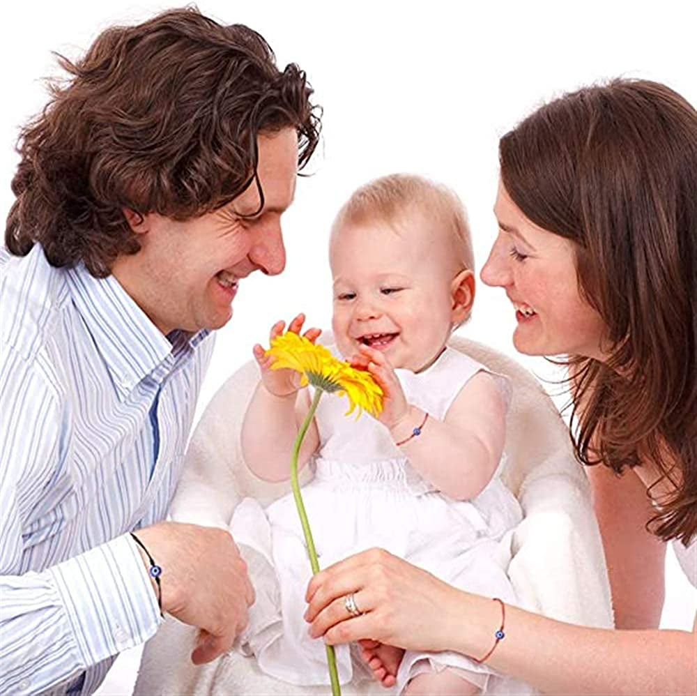 Handmade String Evil Eye Bracelet for Women Men Girls Boys Black Red Thread Adjustable Bracelets Minimalist Jewelry Apparel & Accessories > Jewelry > Bracelets kelistom