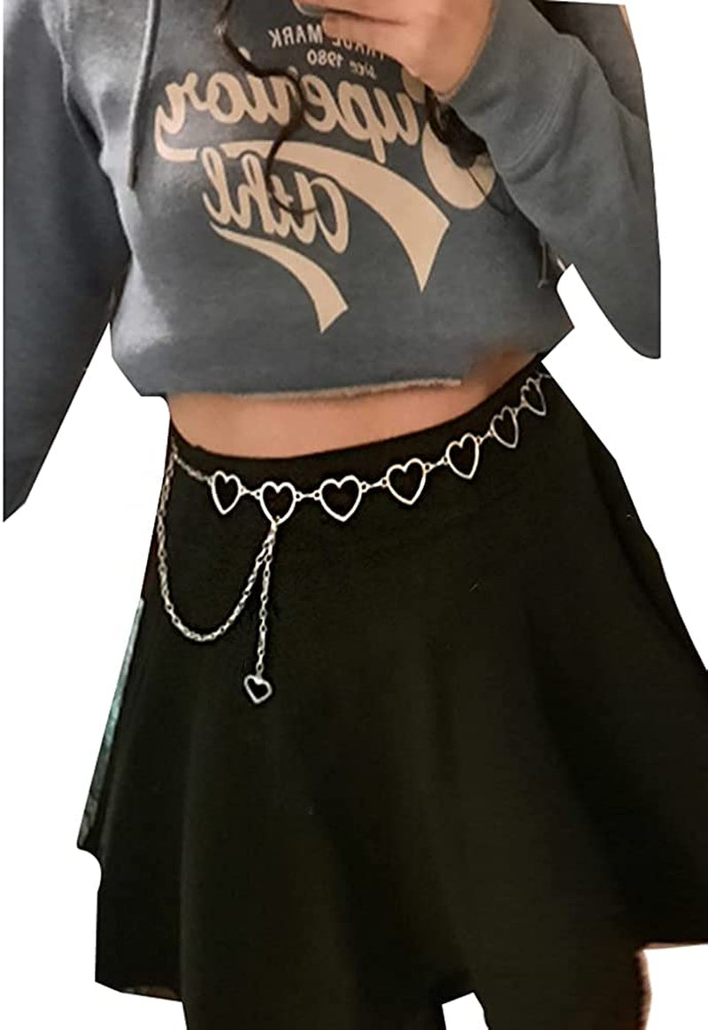 Eyraevor Women Long Tassel Waist Chain Belt Multilayer Body Belly Chain for Dress Apparel & Accessories > Jewelry > Body Jewelry Eyraevor