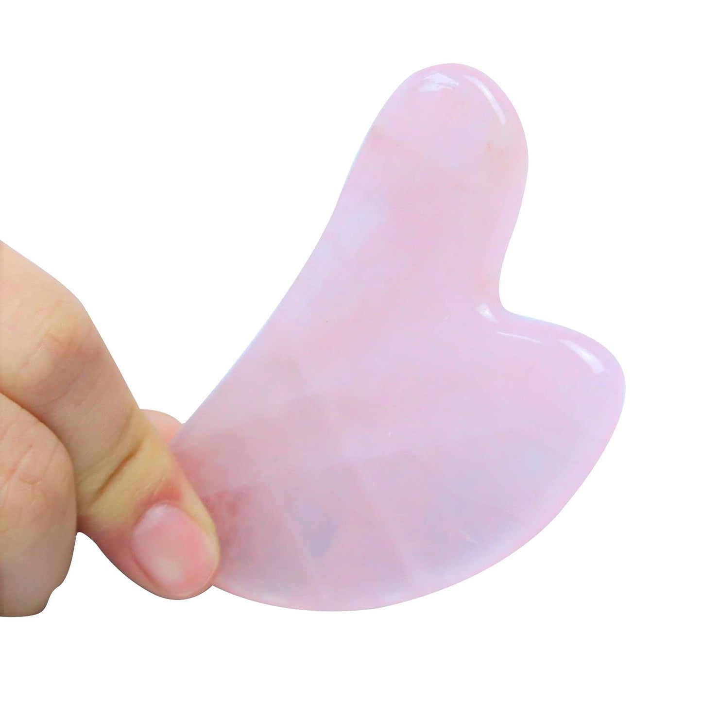 Gua Sha Massage Tool, Guasha Tool for Face, Rose Quartz Natural Crystal Stone Massager for Face, Eyes, Neck, Body Muscle Relaxing and Relieve (Rose Quartz) Health & Beauty > Personal Care > Cosmetics > Cosmetic Tools > Skin Care Tools FlowCat