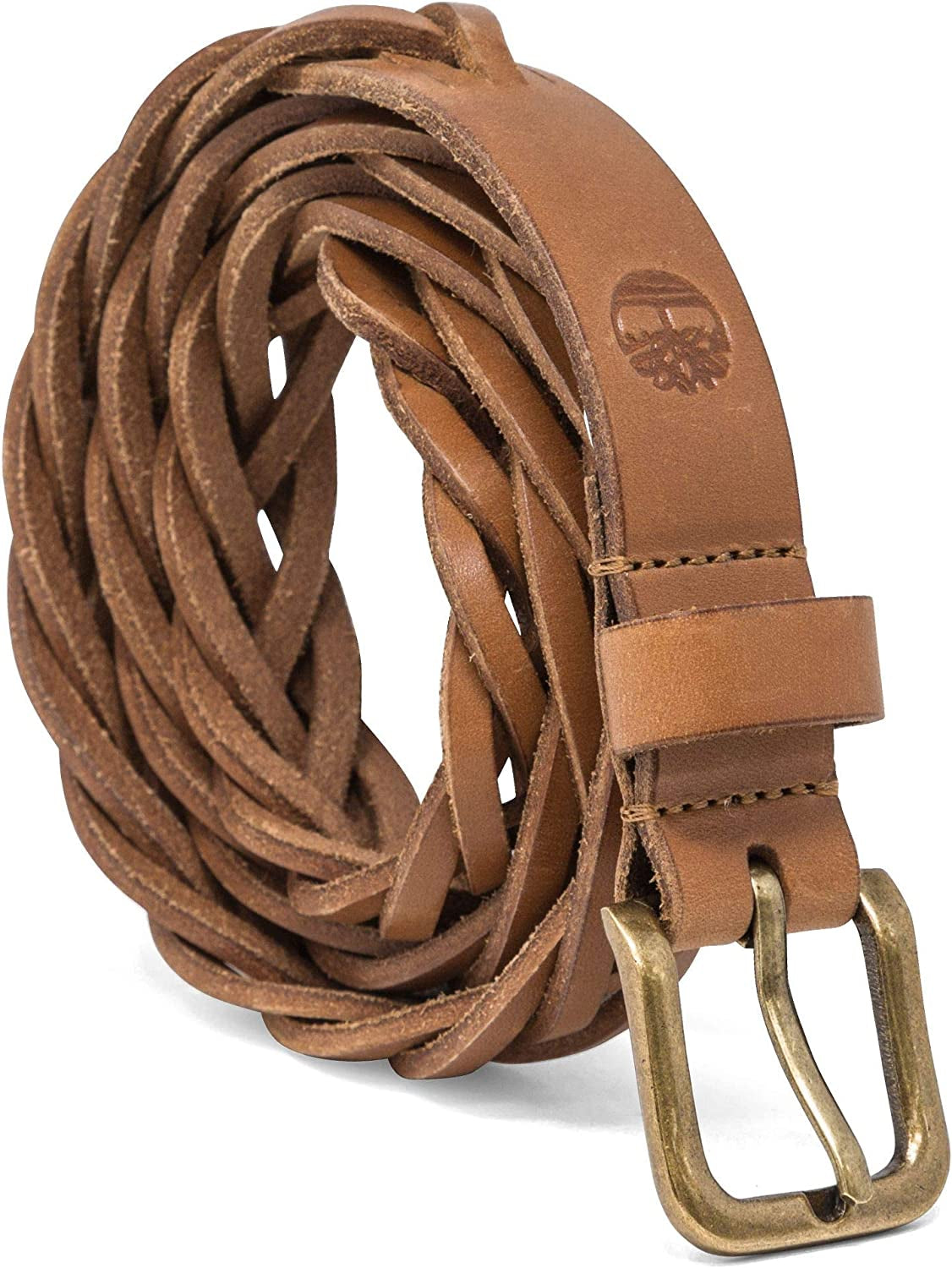 Timberland Women'S Casual Leather Belt for Jeans Apparel & Accessories > Clothing Accessories > Belts Timberland Tan (Braided) Large (33-37)