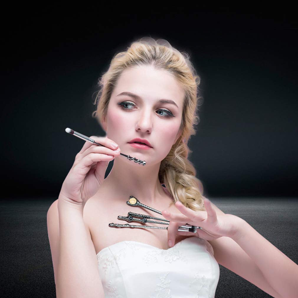 Mirabelly Wand Potter Makeup Brushes with Gift Bag for Makeup 5Pcs Magic Eye Shadow Eyeliner Blending Pencil Lip Brush Beauty Tools" Health & Beauty > Personal Care > Cosmetics > Cosmetic Tools > Makeup Tools Perfectostore