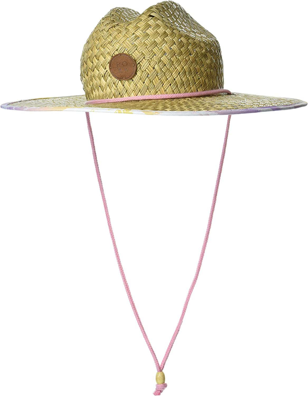 Roxy Women'S Pina to My Colada Straw Hat Apparel & Accessories > Clothing Accessories > Hats Roxy Peach Bud Lahaina Lights S Medium-Large