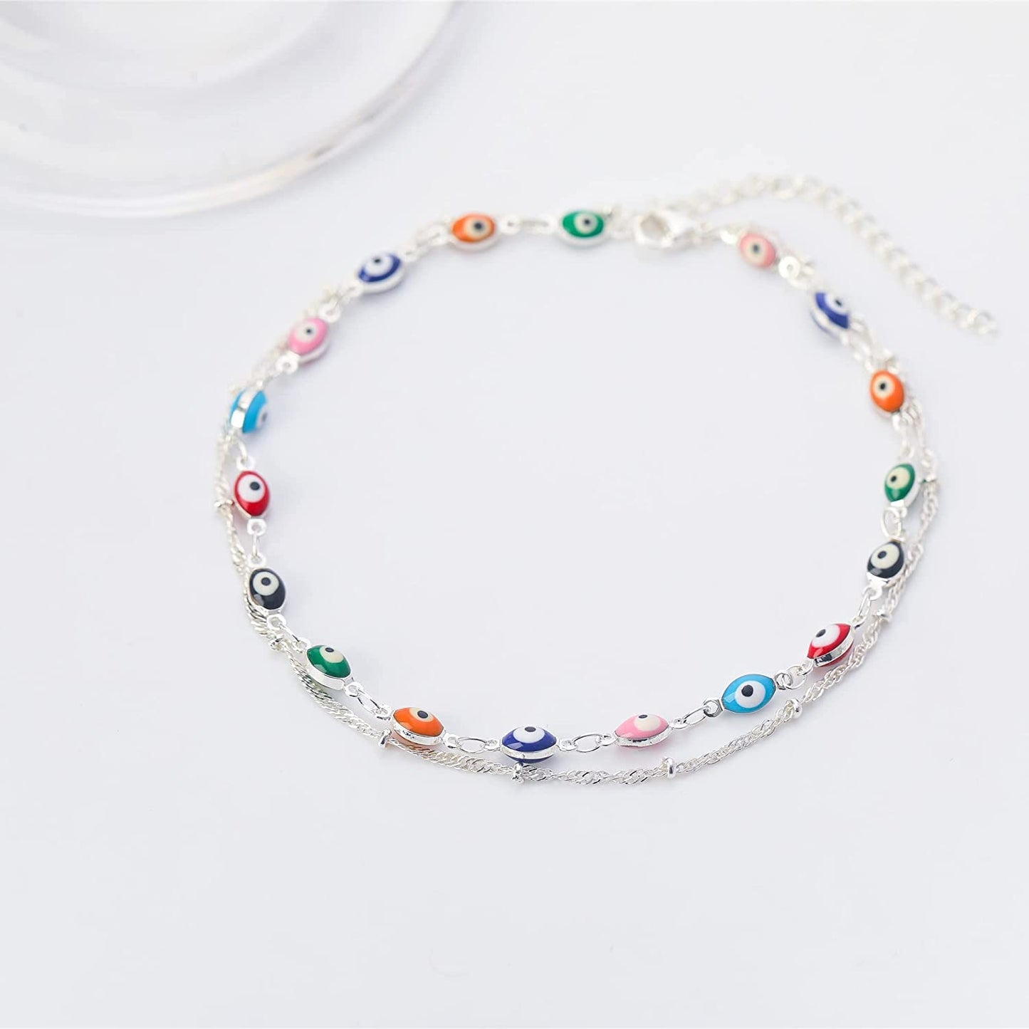 Evil Eye Ankle Bracelet,Evil Eye Anklet,Evil Eye Bracelet,Evil Eye Anklets for Women,Mother'S Day Gift Apparel & Accessories > Jewelry > Anklets DeScount