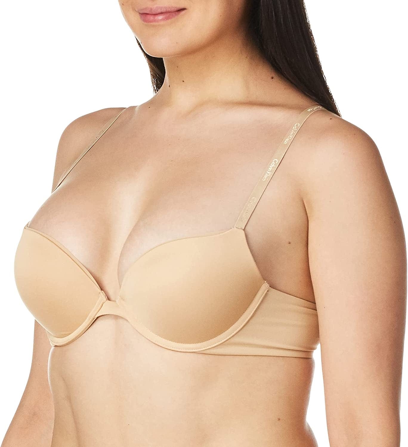Calvin Klein Women'S Constant Push up Plunge Bra Bare / 32A