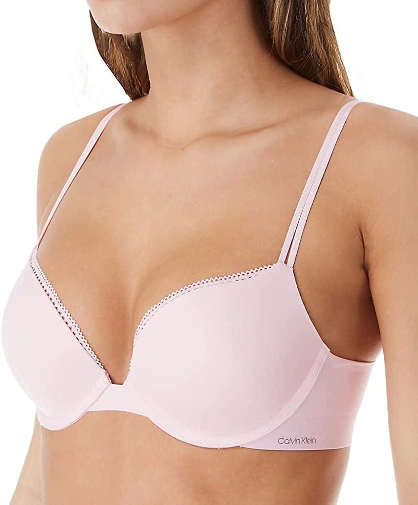 Calvin Klein Women'S Liquid Touch Push up Plunge Bra Nymph's Thigh / 32B