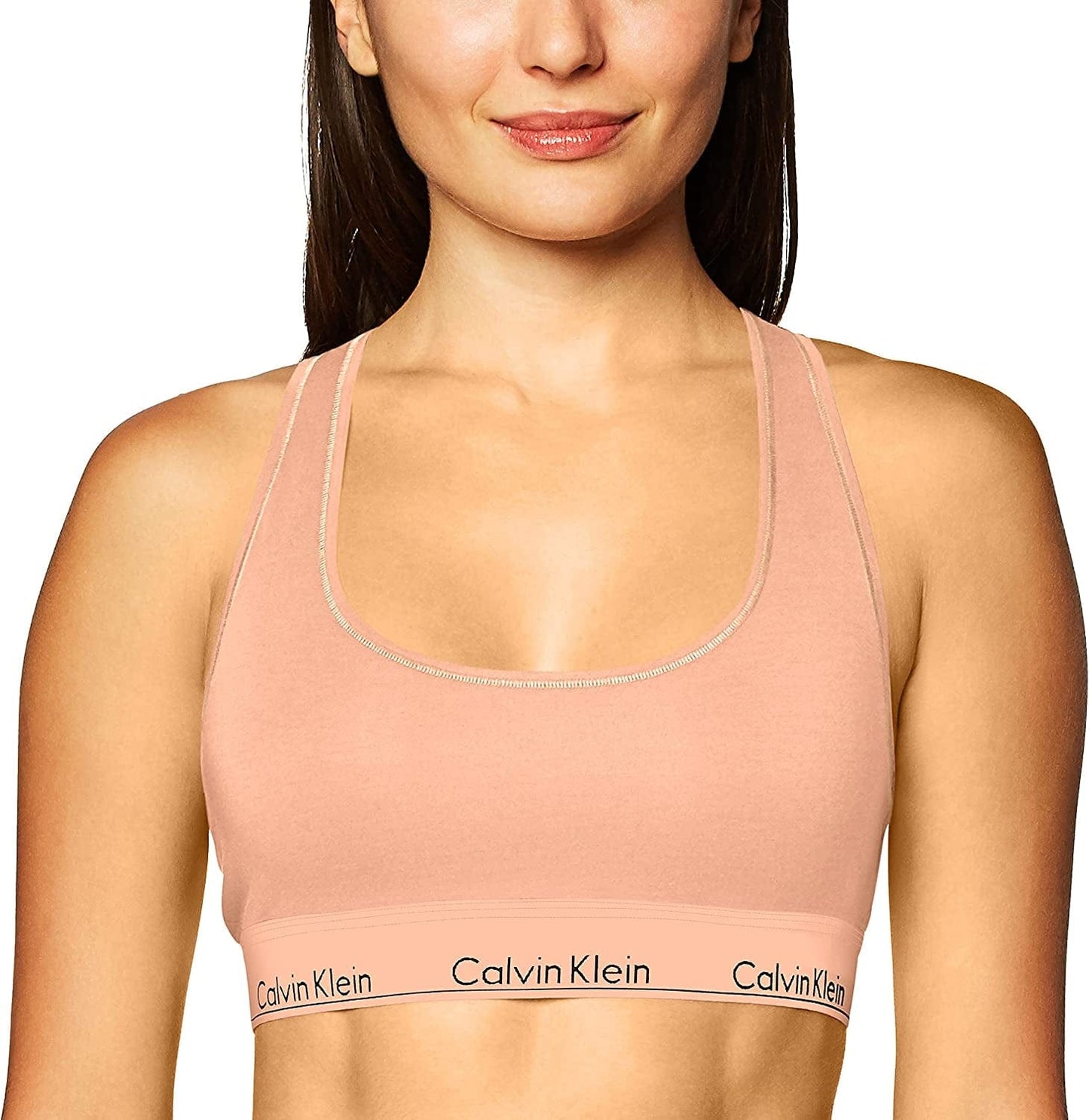 Calvin Klein Women'S Modern Cotton Bralette Warm Camel / Small