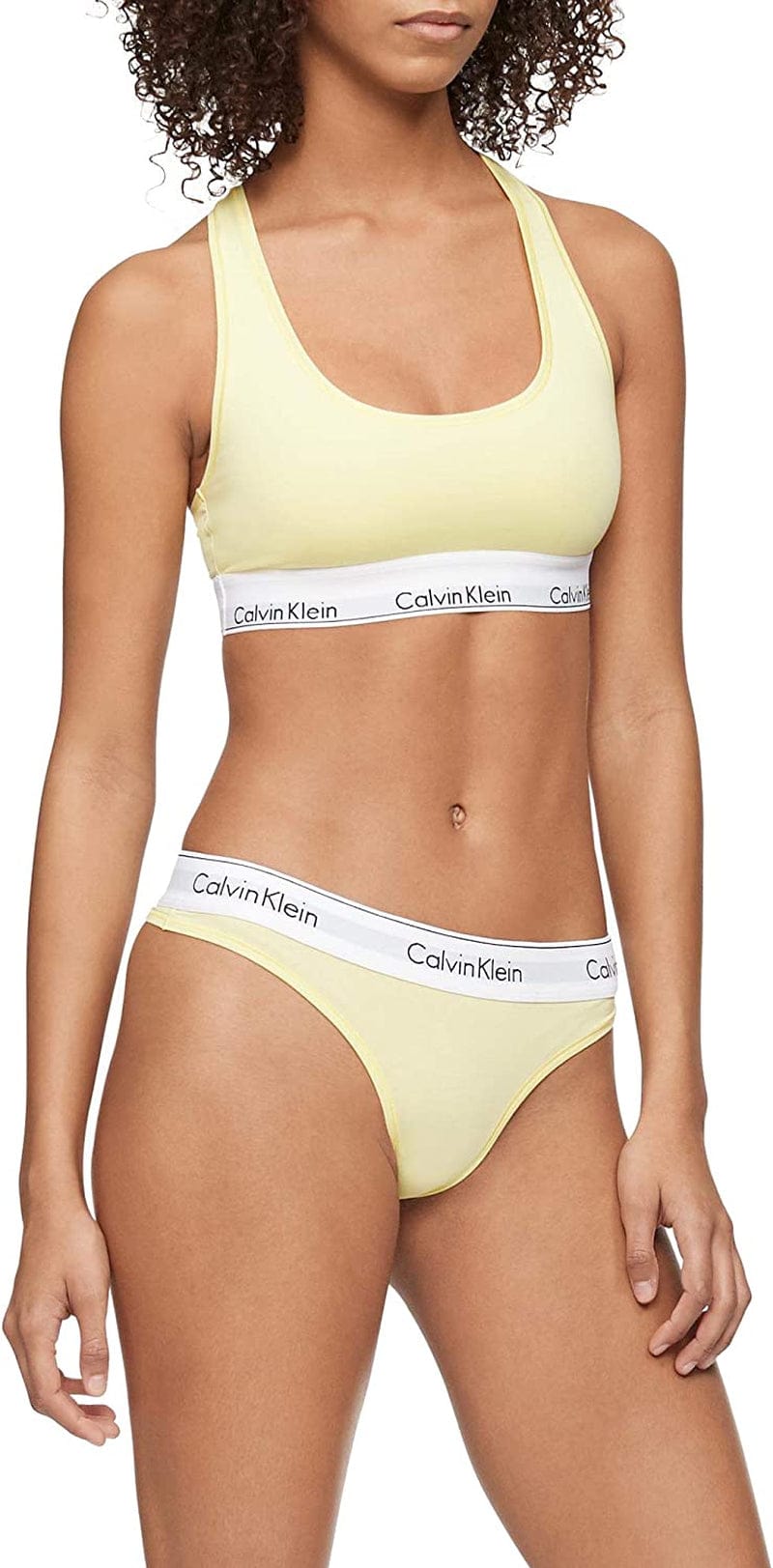 Calvin Klein Women'S Modern Cotton Bralette Pop Yellow / Medium
