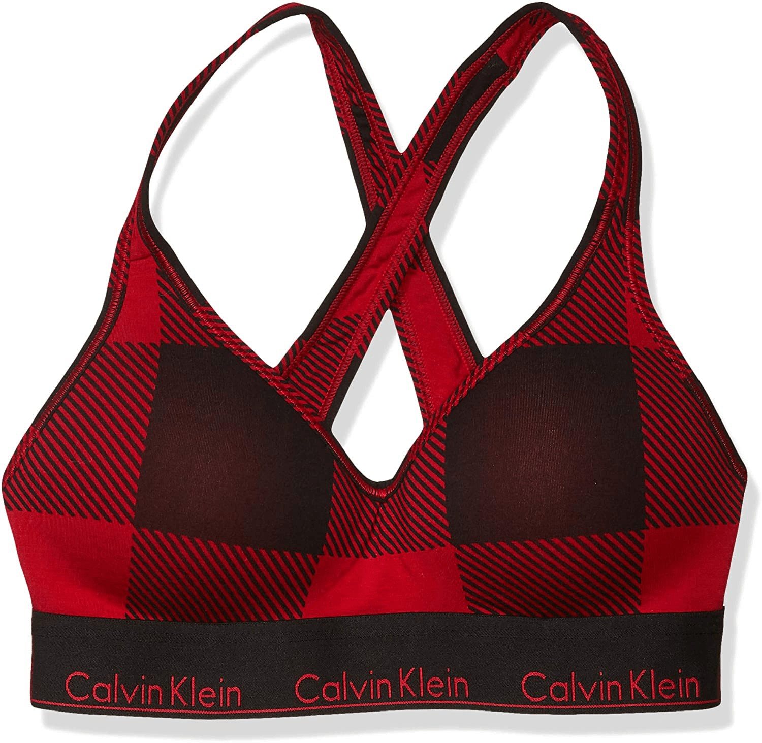 Calvin Klein Women’s Modern Cotton Lightly Lined Bralette Apparel & Accessories > Clothing > Underwear & Socks > Bras Calvin Klein Gray Small