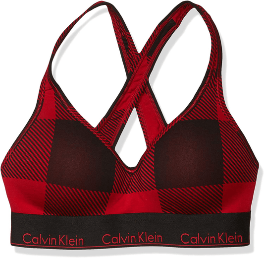 Calvin Klein Women’s Modern Cotton Lightly Lined Bralette Apparel & Accessories > Clothing > Underwear & Socks > Bras Calvin Klein Gray Small