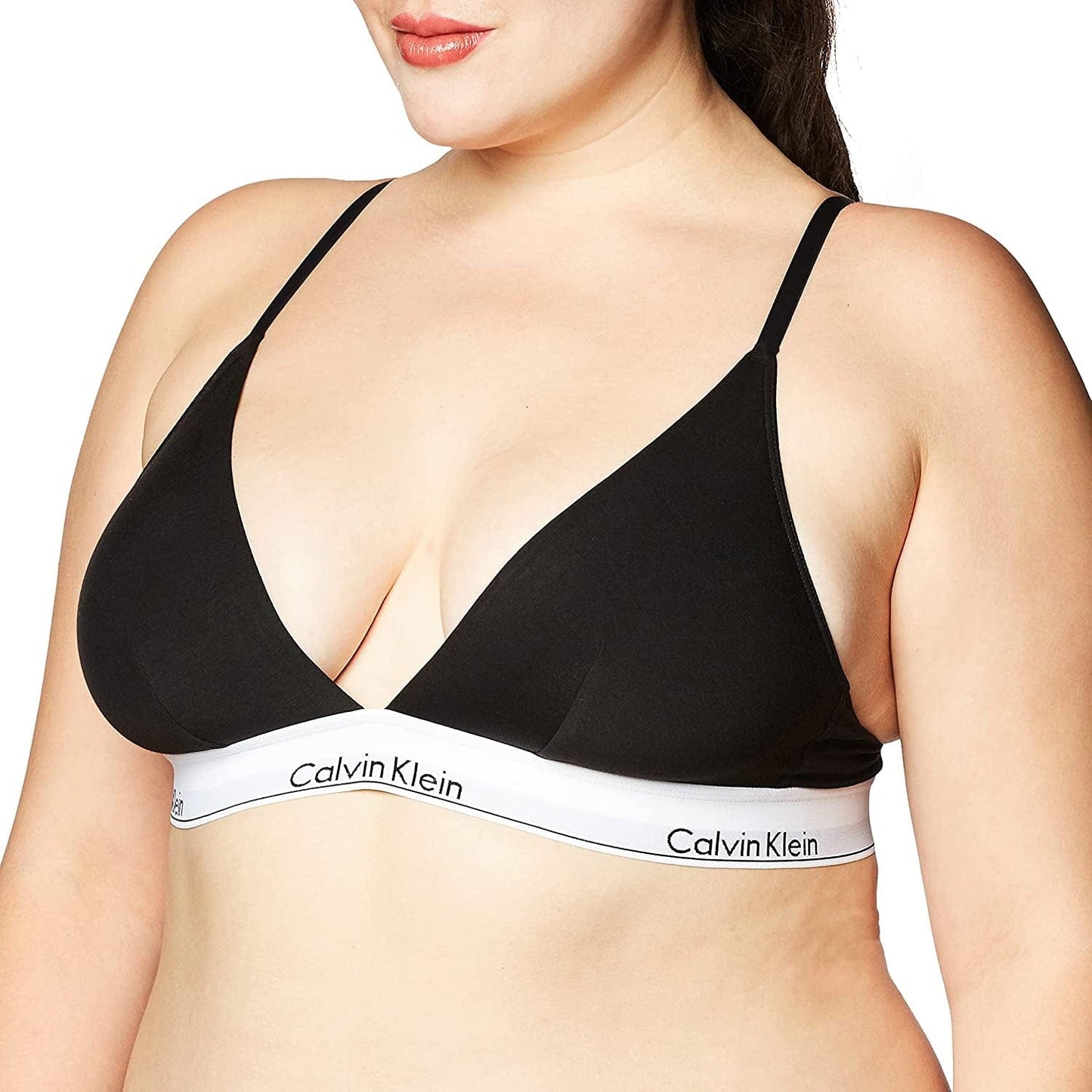 Calvin Klein Women'S Modern Cotton Triangle Bra Black / X-Small