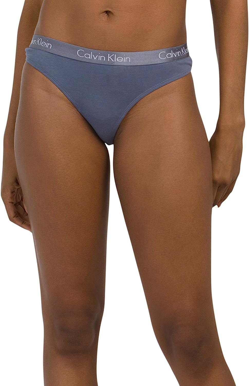 Calvin Klein Women'S Motive Cotton Multipack Thong Panty