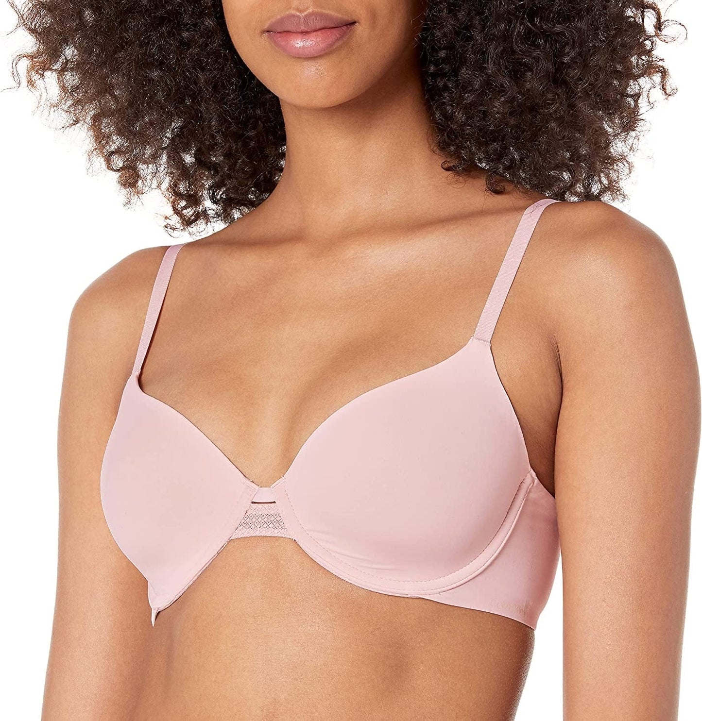 Calvin Klein Women'S Perfectly Fit Flex Lightly Lined Full Coverage T-Shirt Bra Nymphs Thigh / 34B