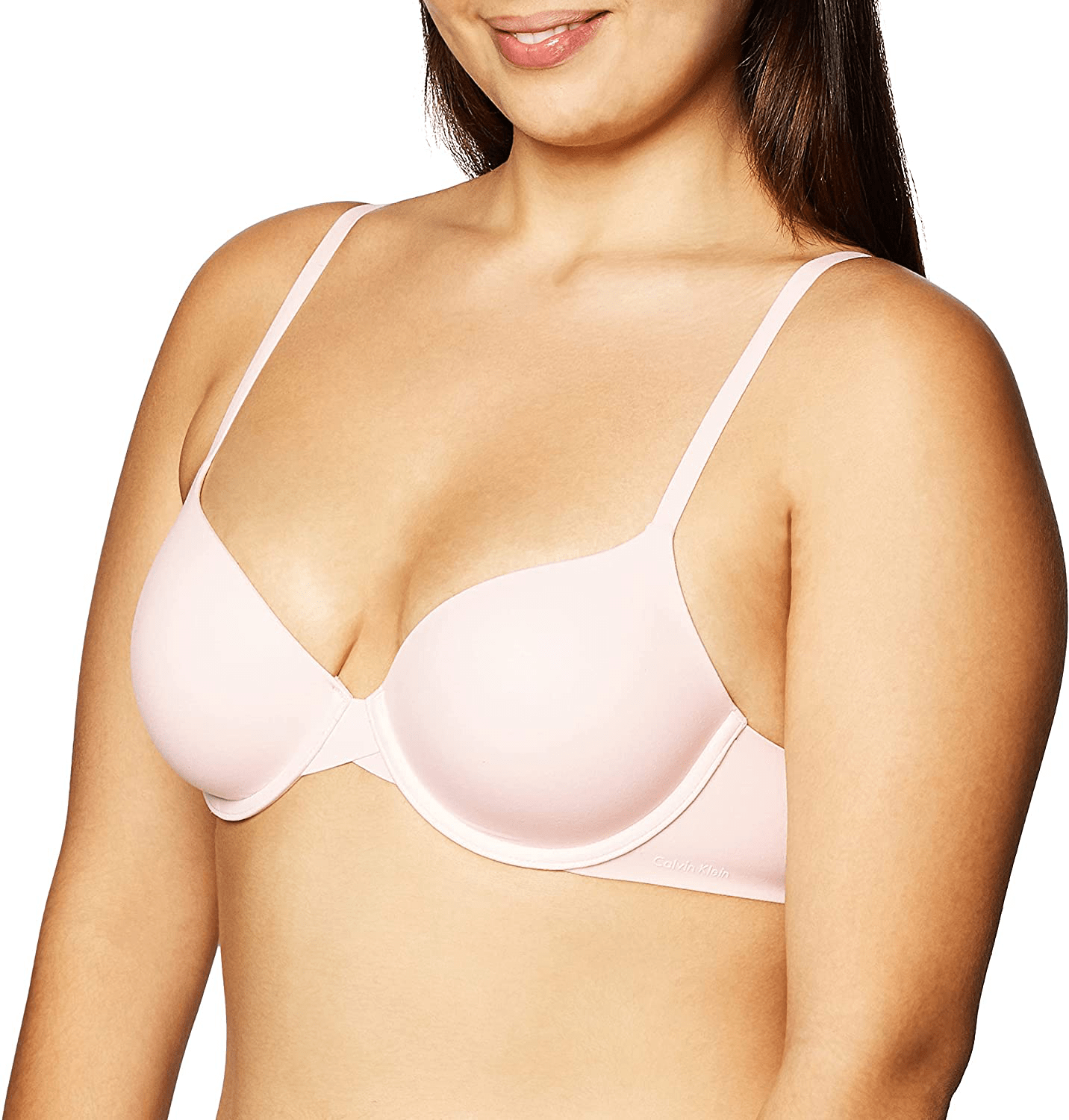 Calvin Klein Women's Perfectly Fit Lightly Lined Memory Touch T-Shirt Bra Nymph's Thigh / 36DD