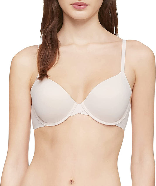 Calvin Klein Women'S Perfectly Fit Lightly Lined T-Shirt Bra with Memory Touch Nymph's Thigh / 34C