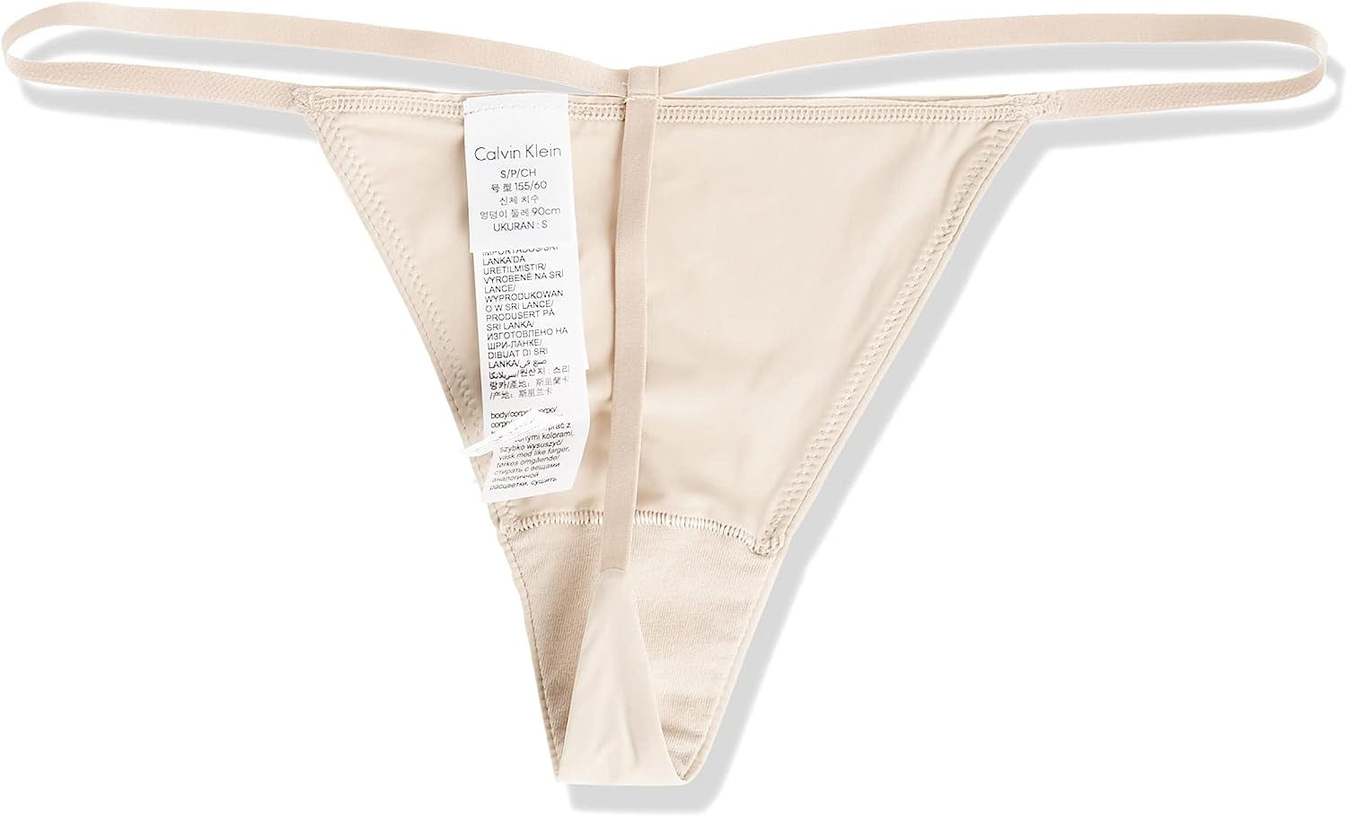 Calvin Klein Women'S Sleek String Thong Panties