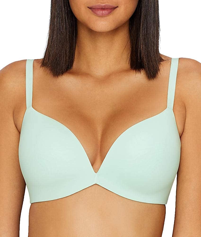 Calvin Klein Womens Form Push up Plunge Bra Elysian Green / 36A